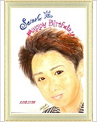 似顔絵ギフト：Ａ４ＤＸ(デラックス)タイプ標準額付き