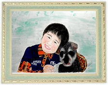 似顔絵ギフト：Ｂ４Ｒ(レギュラー)タイプ標準額付き